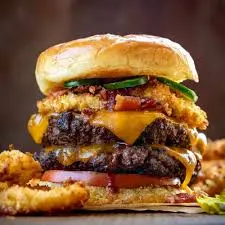 Cheese Burger With Mushroom